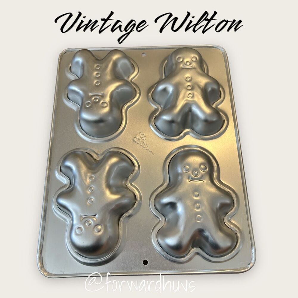 Vintage Wilton Gingerbread Cake Pan with Mini Openings